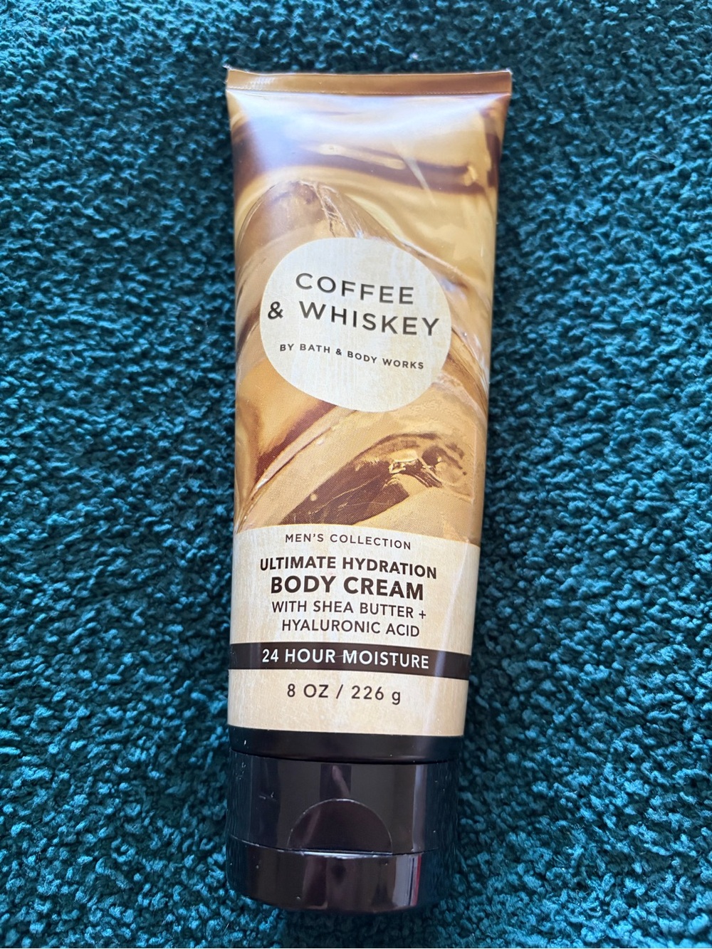 Bath & Body Works Coffee & Whiskey Body Cream - Brown, Gold